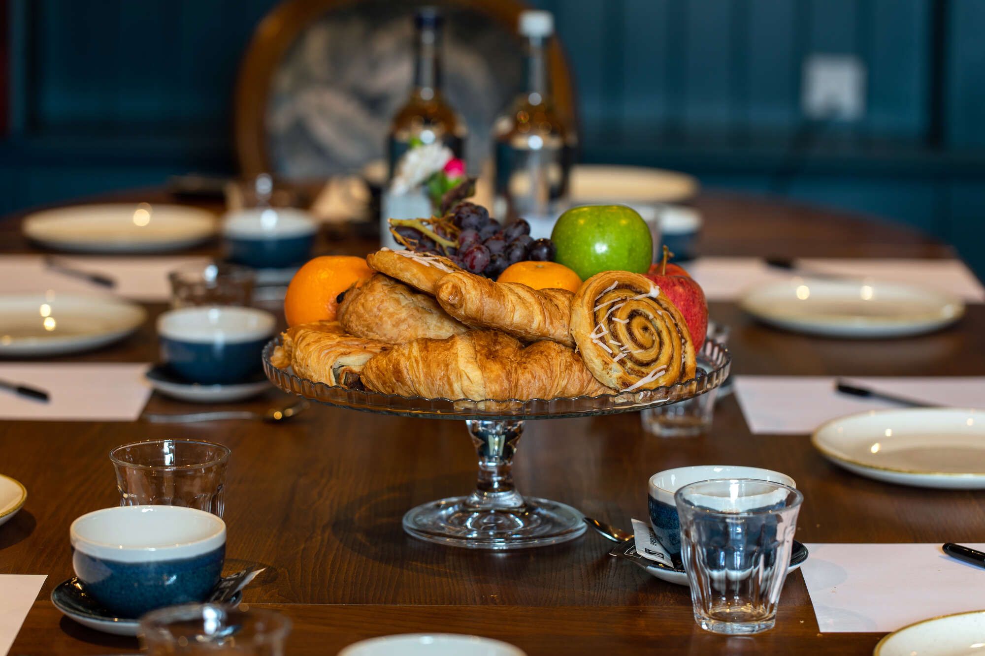 Pastry platter for meetings at The Duke of Wellington Notting Hill